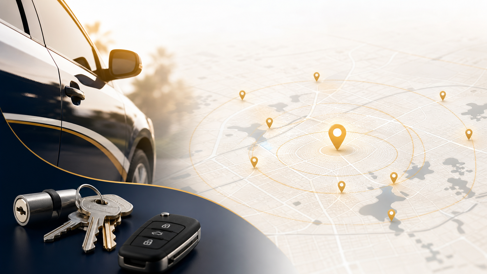 Premium East Orlando locksmith service area coverage visual